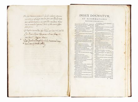 Canones, et decreta sacrosancti oecumenici, et generalis Concilii Tridentini sub Paulo III, Iulio III, Pio IV, pontificibus max. Index Dogmatum, & Reformationis.  - Asta Grafica & Libri - Libreria Antiquaria Gonnelli - Casa d'Aste - Gonnelli Casa d'Aste