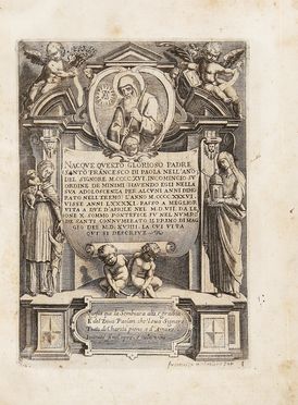  Nardino Orazio : Nacque questo glorioso Padre Santo Francesco di Paola... Religione  Alessandro Baratta  - Auction Graphics & Books - Libreria Antiquaria Gonnelli - Casa d'Aste - Gonnelli Casa d'Aste