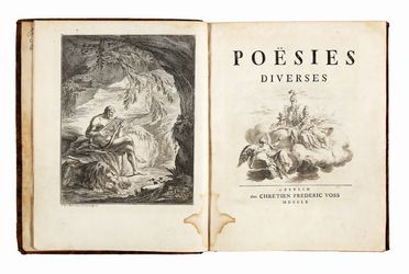  Friedrich II der Große - Re di Prussia : Poesies diverses.  - Asta Grafica & Libri - Libreria Antiquaria Gonnelli - Casa d'Aste - Gonnelli Casa d'Aste