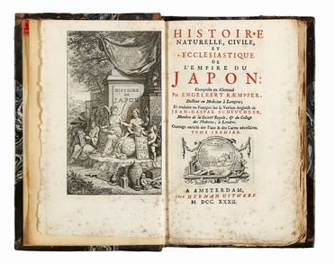  Kaempfer Engelbert : Histoire naturelle, civile, et ecclesiastique de l'empire du Japon [...] traduite en francois sur la version angloise de Jean-Gaspar Scheuchzer... Tomo I (-III).  - Asta Grafica & Libri - Libreria Antiquaria Gonnelli - Casa d'Aste - Gonnelli Casa d'Aste