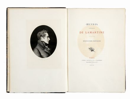  De Lamartine Alphonse : Oeuvres potiques.  - Asta Grafica & Libri - Libreria Antiquaria Gonnelli - Casa d'Aste - Gonnelli Casa d'Aste