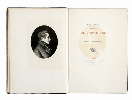  De Lamartine Alphonse : Oeuvres po�tiques.  - Asta Grafica & Libri - Libreria Antiquaria Gonnelli - Casa d'Aste - Gonnelli Casa d'Aste