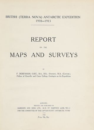 British Antarctic (Terra Nova) expedition, 1910. Natural History Reports.  - Auction Graphics & Books - Libreria Antiquaria Gonnelli - Casa d'Aste - Gonnelli Casa d'Aste