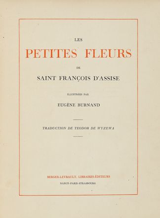 Raccolta di 12 opere di letteratura inglese e francese.  Eugne Burnand, Franois Fnelon (de Salignac de la Mothe), Franois (de) La Rochefoucauld, Jules Grard, Richard Hildreth, Francesco d'Assisi (santo)  - Asta Grafica & Libri - Libreria Antiquaria Gonnelli - Casa d'Aste - Gonnelli Casa d'Aste