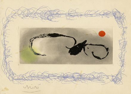  Joan Miró  (Montroig, 1893 - Palma di Majorca, 1983) : An exhibition of paintings, gouaches, pastels and bronzes from 1942 to 1946, to be held at the Pierre Matisse Gallery, 41 east 57 street.  - Asta Grafica & Libri - Libreria Antiquaria Gonnelli - Casa d'Aste - Gonnelli Casa d'Aste