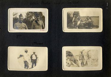 2 album fotografici contenenti circa 190 fotografie appartenuti al soldato 