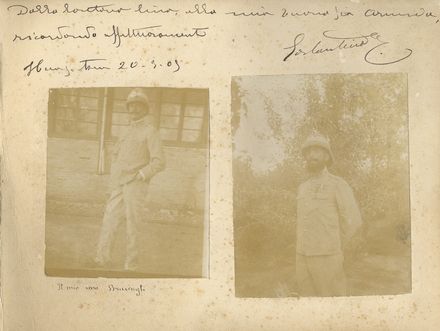 Raccolta di 26 fotografie all?albumina, raccolte da un militare italiano, applicate su fogli d'album.  - Asta Grafica & Libri - Libreria Antiquaria Gonnelli - Casa d'Aste - Gonnelli Casa d'Aste