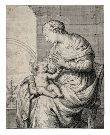 Lotto composto di 18 incisioni e disegni.  Maarten Vos, de  (Anversa, 1532 - Anversa, 1603), Giovan Battista Gaulli (detto il Baciccio)  (Genova, 1639 - Roma, 1709), Giuliano Zuliani, Antonio Taddei, Carlo Orsolini  (1703 - 1781)  - Asta Grafica & Libri - Libreria Antiquaria Gonnelli - Casa d'Aste - Gonnelli Casa d'Aste