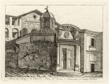  Incisione, Arte : Lotto composto di 9 vedute di Roma.  - Auction Graphics & Books - Libreria Antiquaria Gonnelli - Casa d'Aste - Gonnelli Casa d'Aste