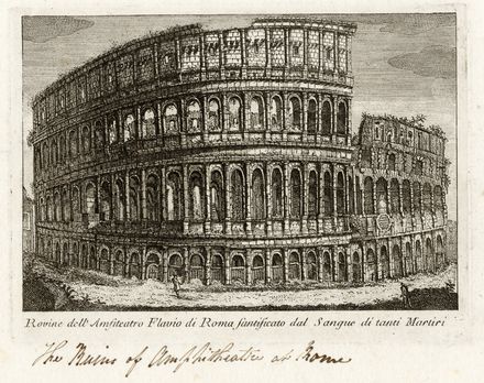  Incisione, Arte : Lotto composto di 9 vedute di Roma.  - Auction Graphics & Books - Libreria Antiquaria Gonnelli - Casa d'Aste - Gonnelli Casa d'Aste