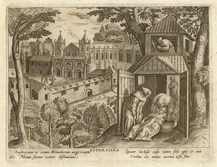  Maarten Vos, de  (Anversa, 1532 - Anversa, 1603) : Lotto di 21 incisioni a tema eremiti.  - Auction Graphics & Books - Libreria Antiquaria Gonnelli - Casa d'Aste - Gonnelli Casa d'Aste