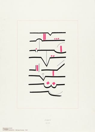  Bruno Munari  (Milano, 1907 - 1998) : Lotto composto di 2 incisioni.  - Auction Graphics & Books - Libreria Antiquaria Gonnelli - Casa d'Aste - Gonnelli Casa d'Aste