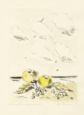  Filippo De Pisis  (Ferrara, 1896 - Brugherio, 1956) : Natura morta marina.  - Auction Graphics & Books - Libreria Antiquaria Gonnelli - Casa d'Aste - Gonnelli Casa d'Aste