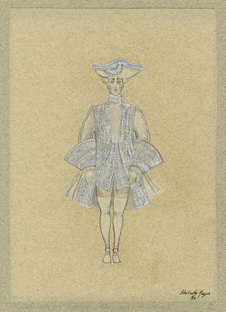  Nicola Alexandrovich Benois  (Pietroburgo, 1901 - Udine, 1988) [e altri] : Lotto composto di 12 disegni e stampe di costumi teatrali.  Nicola Alexandrovich Benois  (Pietroburgo, 1901 - Udine, 1988), Mino Maccari  (Siena, 1898 - Roma, 1989), Mario Pompei  (Terni, 1903 - Roma, 1958), Emma Calderini  (Ravenna, 1899 - Medesano, 1975), Ebe Colciaghi  (Monza, 1921 - Rio de Janeiro, 2005), Caramba [pseud. di Sapelli Luigi], Michaela Mayer Michnay Der Rosenkavalier  (Kalwang, 1926 - Graz, 2018), Fabrizio Clerici  (Milano, 1913 - Roma, 1993), Giovanni Meschini  (Roma, 1888 - 1977)  - Asta Grafica & Libri - Libreria Antiquaria Gonnelli - Casa d'Aste - Gonnelli Casa d'Aste