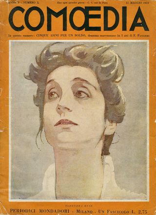  Enrico Sacchetti  (Roma, 1877 - Firenze, 1969) : Eleonora Duse.  - Asta Grafica & Libri - Libreria Antiquaria Gonnelli - Casa d'Aste - Gonnelli Casa d'Aste