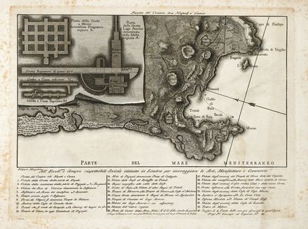  Filippo Morghen  (Firenze, 1730 - 1807) : Gabinetto di tutte le pi interessanti vedute degli antichi monumenti esistenti in Pozzuolo Cuma e Baja e luoghi circonvicini...  - Asta Grafica & Libri - Libreria Antiquaria Gonnelli - Casa d'Aste - Gonnelli Casa d'Aste