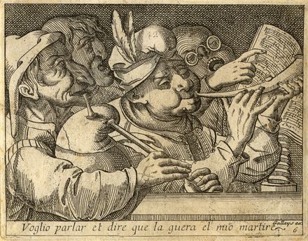  Jean de Saint-Igny  (Rouen,  - Parigi, ) : Concerti grotteschi (Io son el Capitan Escarbonbardon de la papirotonde).  - Asta Grafica & Libri - Libreria Antiquaria Gonnelli - Casa d'Aste - Gonnelli Casa d'Aste