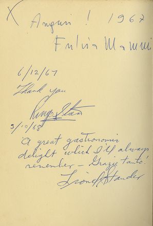 Album di firme e dediche del ristorante romano l'Escargot. Storia, Storia, Diritto e Politica  - Auction Graphics & Books - Libreria Antiquaria Gonnelli - Casa d'Aste - Gonnelli Casa d'Aste