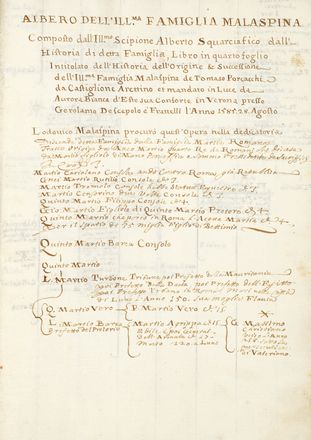 Volume miscellaneo relativo alla nobiltà ligure, con molti alberi genealogici.  - Asta Grafica & Libri - Libreria Antiquaria Gonnelli - Casa d'Aste - Gonnelli Casa d'Aste