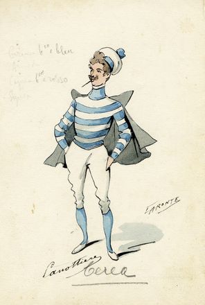  Luigi Zamperoni [e altri] : Lotto composto di 27 bozzetti teatrali. , Luigi Zamperoni  - Asta Grafica & Libri - Libreria Antiquaria Gonnelli - Casa d'Aste - Gonnelli Casa d'Aste