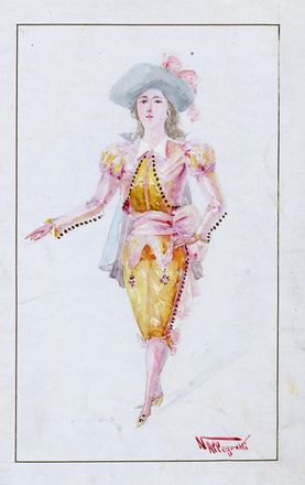  Luigi Zamperoni [e altri] : Lotto composto di 27 bozzetti teatrali. , Luigi Zamperoni  - Asta Grafica & Libri - Libreria Antiquaria Gonnelli - Casa d'Aste - Gonnelli Casa d'Aste