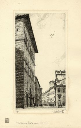  Dario Neri  (Murlo, 1895 - Milano, 1958) : Siena.  Antonio Carbonati  (Mantova, 1893 - Roma, 1956)  - Auction Graphics & Books - Libreria Antiquaria Gonnelli - Casa d'Aste - Gonnelli Casa d'Aste