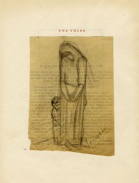  Lorenzo Viani  (Viareggio, 1882 - Ostia, 1936) : Madre con bambino.  - Asta Grafica & Libri - Libreria Antiquaria Gonnelli - Casa d'Aste - Gonnelli Casa d'Aste