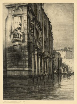 Lotto composto di 7 vedute di Venezia.  Augusto Maselli  (Forlì, 1882 - Torino, 1957), Bruno Croatto  (Trieste, 1875 - Roma, 1948), Antonio Carbonati  (Mantova, 1893 - Roma, 1956)  - Asta Grafica & Libri - Libreria Antiquaria Gonnelli - Casa d'Aste - Gonnelli Casa d'Aste
