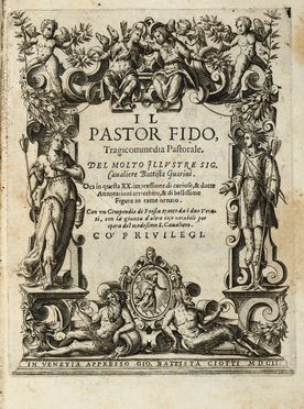  Guarini Giovanni Battista : Il Pastor Fido. Tragicommedia Pastorale. Letteratura italiana, Letteratura  Lucas Kilian  (Augsburg, 1579 - 1637)  - Auction Graphics & Books - Libreria Antiquaria Gonnelli - Casa d'Aste - Gonnelli Casa d'Aste