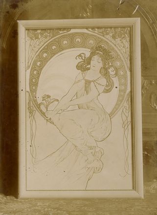  Alphonse Mucha  (Ivan?ice, 1860 - Praga, 1939) : Lotto di due foto originali d'epoca e illustrazioni varie.  - Asta Grafica & Libri - Libreria Antiquaria Gonnelli - Casa d'Aste - Gonnelli Casa d'Aste