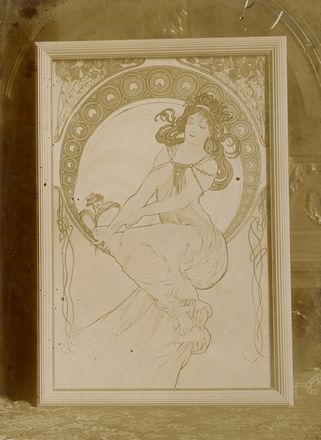  Alphonse Mucha  (Ivan?ice, 1860 - Praga, 1939) : Lotto di due foto originali d'epoca e illustrazioni varie.  - Asta Grafica & Libri - Libreria Antiquaria Gonnelli - Casa d'Aste - Gonnelli Casa d'Aste