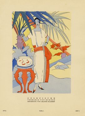  Jeanne Mammen  (Berlino, 1890 - 1976) : Goldfische.  - Auction Graphics & Books - Libreria Antiquaria Gonnelli - Casa d'Aste - Gonnelli Casa d'Aste