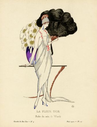  Umberto Brunelleschi  (Montemurlo, 1879 - Parigi, 1949) : Robe du soir.  - Auction Graphics & Books - Libreria Antiquaria Gonnelli - Casa d'Aste - Gonnelli Casa d'Aste