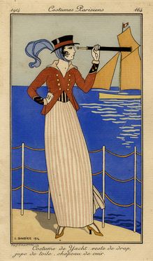  George Barbier  (Nantes, 1882 - Parigi, 1932) : Costume de Yacht.  - Auction Graphics & Books - Libreria Antiquaria Gonnelli - Casa d'Aste - Gonnelli Casa d'Aste