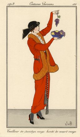  George Barbier  (Nantes, 1882 - Parigi, 1932) : Costume de Yacht.  - Asta Grafica & Libri - Libreria Antiquaria Gonnelli - Casa d'Aste - Gonnelli Casa d'Aste