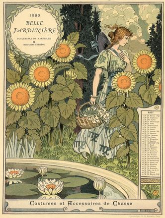  Eugne Grasset  (Losanna, 1841 - Sceaux, 1917) : La Belle jardiniere.  - Auction Graphics & Books - Libreria Antiquaria Gonnelli - Casa d'Aste - Gonnelli Casa d'Aste