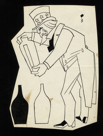  Piero Bernardini  (Firenze, 1891 - 1974) : Lotto composto di 2 disegni caricaturali.  - Asta Grafica & Libri - Libreria Antiquaria Gonnelli - Casa d'Aste - Gonnelli Casa d'Aste