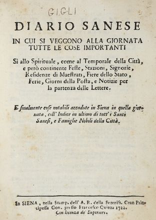  Bargagli Scipione : Il Turamino ovvero del parlare, e dello scrivere sanese.  - Asta Grafica & Libri - Libreria Antiquaria Gonnelli - Casa d'Aste - Gonnelli Casa d'Aste