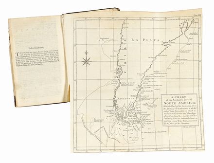  Anson George : A voyage round the world, in the Years MDCCXL, I, II, III, IV [...] with Charts of the Southern Part of South America, of Part of the Pacific Ocean...  - Asta Grafica & Libri - Libreria Antiquaria Gonnelli - Casa d'Aste - Gonnelli Casa d'Aste
