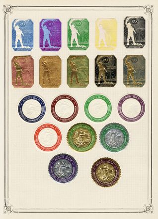 2 album di francobolli ed etichette - Timbres Guerre 1914 - di vari paesi anche Giappone.  - Asta Grafica & Libri - Libreria Antiquaria Gonnelli - Casa d'Aste - Gonnelli Casa d'Aste