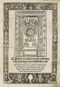  Plinius Secundus Gaius : Epistolae.  - Asta Grafica & Libri - Libreria Antiquaria Gonnelli - Casa d'Aste - Gonnelli Casa d'Aste