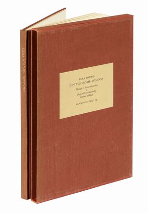  Pound Ezra : Diptych Rome-London. Homage to Sextus Propertius & Hugh Selweyn Mauberley Contacts and Life. Bodoni, Mardersteig, Collezionismo e Bibliografia, Collezionismo e Bibliografia  - Auction Graphics & Books - Libreria Antiquaria Gonnelli - Casa d'Aste - Gonnelli Casa d'Aste