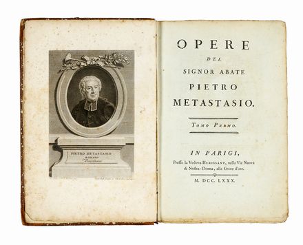  Metastasio Pietro : Opere. Tomo primo (-duodecimo).  - Asta Grafica & Libri - Libreria Antiquaria Gonnelli - Casa d'Aste - Gonnelli Casa d'Aste