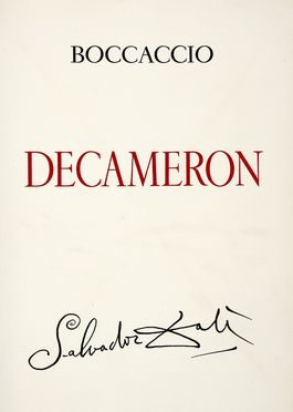 Boccaccio Giovanni, Dalì Salvador : Decameron.  - Asta Grafica & Libri - Libreria Antiquaria Gonnelli - Casa d'Aste - Gonnelli Casa d'Aste