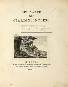  Silva Ercole : Dell'arte dei giardini inglesi.  - Asta Grafica & Libri - Libreria Antiquaria Gonnelli - Casa d'Aste - Gonnelli Casa d'Aste