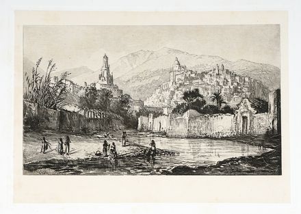  Rothschild Nathaniel Charlotte (de) : Italie. Souvenir d'un voyage de Nice  Gnes par la Corniche. Vingt-trois de mes Dessins, eaux-fortes. Geografia e viaggi, Veduta, Figurato, Collezionismo e Bibliografia  - Auction Graphics & Books - Libreria Antiquaria Gonnelli - Casa d'Aste - Gonnelli Casa d'Aste