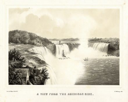 Fred H. Holloway : Lotto composto di 4 vedute delle Cascate del Niagara.  - Auction Graphics & Books - Libreria Antiquaria Gonnelli - Casa d'Aste - Gonnelli Casa d'Aste