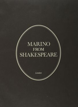  Marini Marino : Marino from Shakespeare.  William Shakespeare  - Asta Grafica & Libri - Libreria Antiquaria Gonnelli - Casa d'Aste - Gonnelli Casa d'Aste