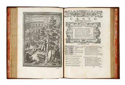  Tasso Torquato : La Gerusalemme liberata [...] con le figure di Bernardo Castello; e le annotationi di Scipio Gentili, e di Giulio Guastavini.  Bernardo Castello, Scipione Gentili, Giulio Guastavini, Agostino Carracci  (Bologna, 1557 - Parma, 1602), Giacomo Franco  (Venezia o Urbino, 1550 - Venezia, 1620)  - Asta Grafica & Libri - Libreria Antiquaria Gonnelli - Casa d'Aste - Gonnelli Casa d'Aste