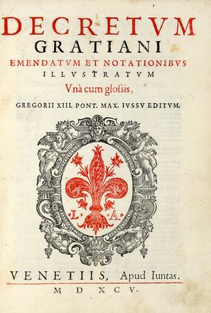  Gratianus : Decretales d. Gregorij papae IX...  - Asta Grafica & Libri - Libreria Antiquaria Gonnelli - Casa d'Aste - Gonnelli Casa d'Aste